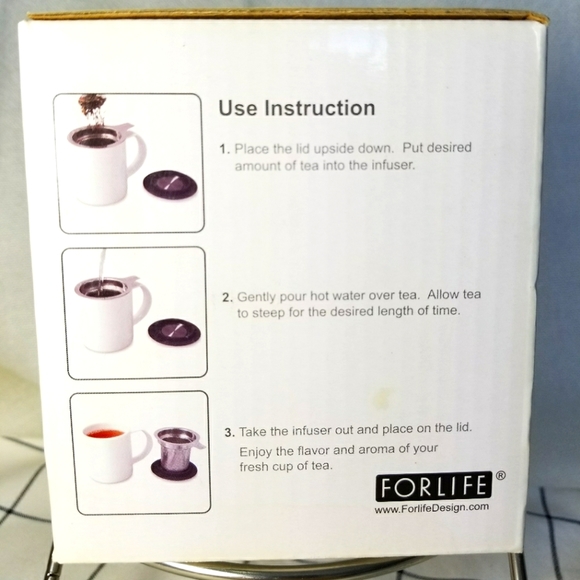 Brew-in-Mug with Infuser & Lid - Picture 3 of 3